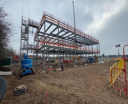 Hopescourt School week 15 view across the site