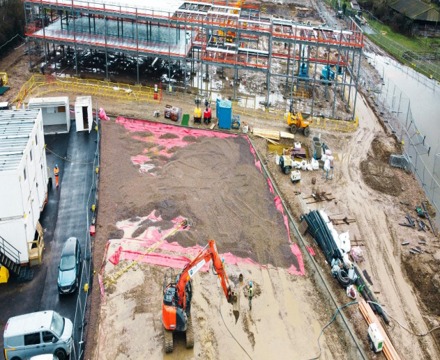 Hopescourt week 17 alternative view across site