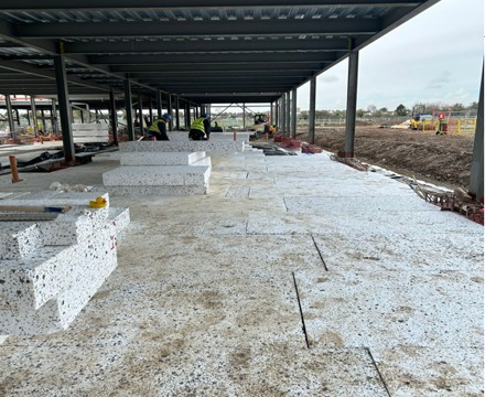 Week 20 ground floor with blocks laid