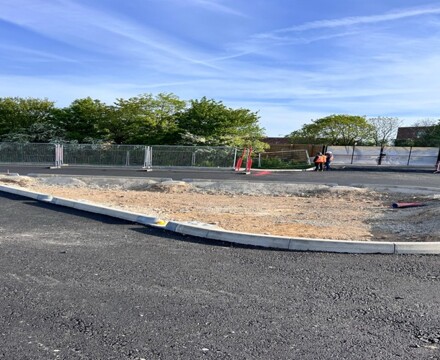 Week 28 progress work to car park